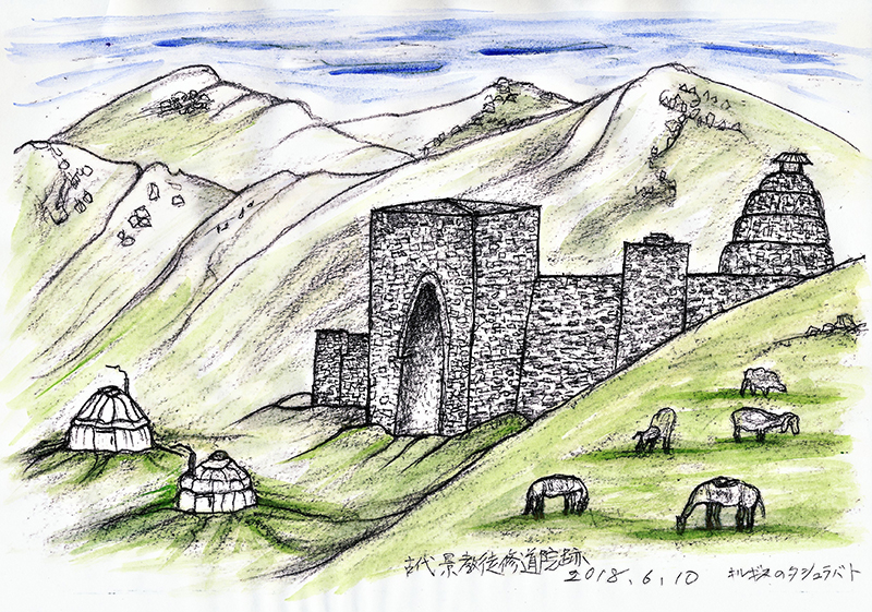 古代東方教会遺跡巡り旅行記（７）中央アジア、キルギス国の遺跡（２）　川口一彦