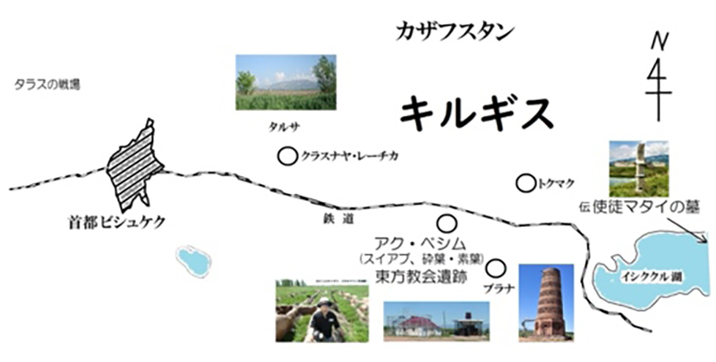 古代東方教会遺跡巡り旅行記（８）中央アジア、キルギス国の遺跡（３）　川口一彦