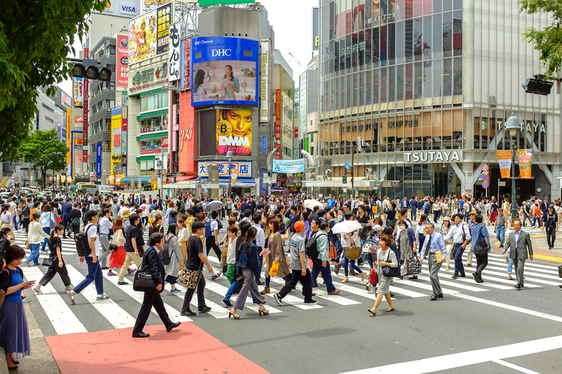 東京/渋谷/スクランブル交差点/Tokyo/Shibuya