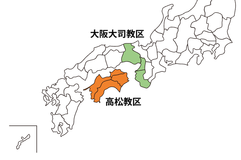 カトリック大阪大司教区と高松教区が合併　初代大司教に前田万葉枢機卿