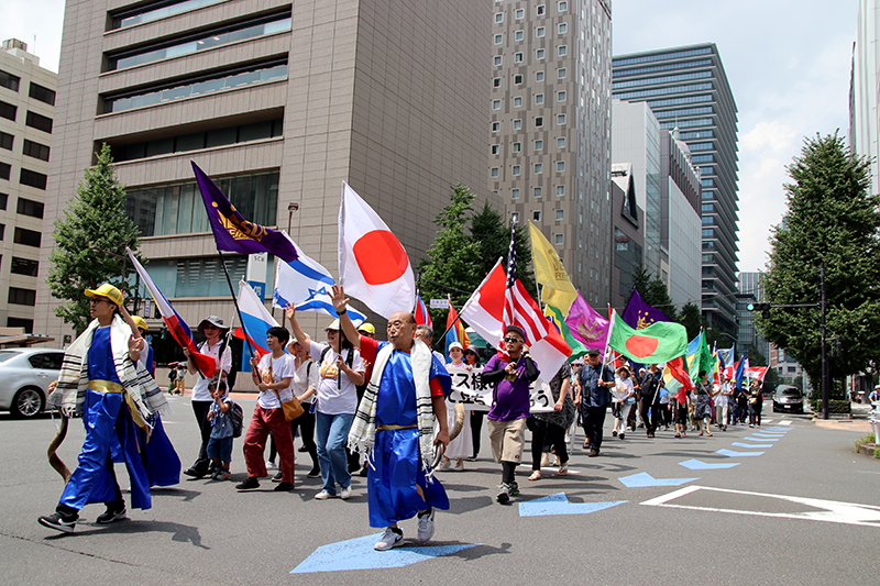 「日本の王はイエス」　ジーザス・レインズ、終戦記念日に全国７地域で同時開催