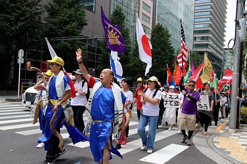 「日本の王はイエス」　ジーザス・レインズ、終戦記念日に全国７地域で同時開催