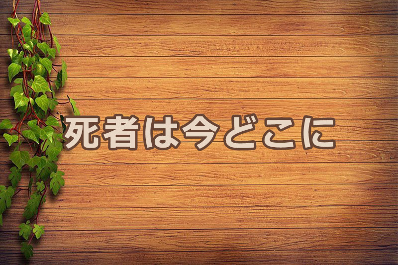 死者は今どこに　安食弘幸