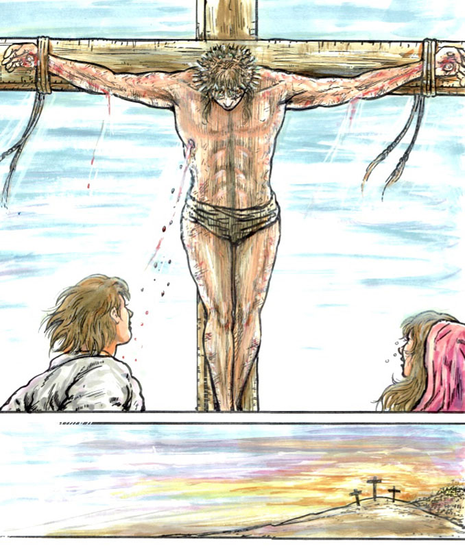 「イエスを十字架につけた」　さとうまさこの漫画コラム（８１）