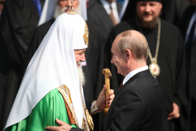 キリル総主教/プーチン大統領
