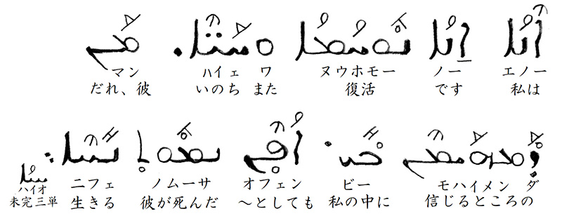 イスタンブール・シリアニー正教会への訪問旅行記（３）現地のシリア語を学習する３　川口一彦