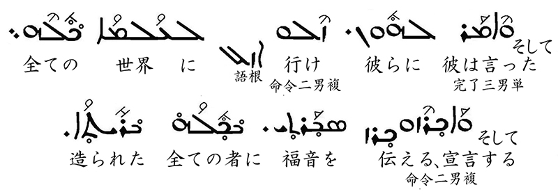シリア語の世界（３９）マル・マリの働き（２）土地を耕し種をまき、収穫を得よ　川口一彦