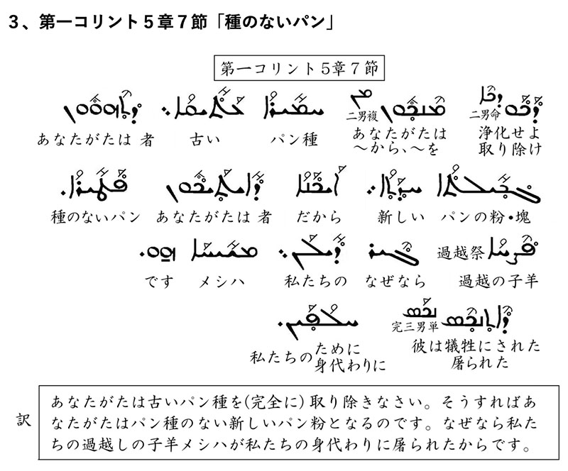 シリア語の世界（４３）シリア正教会の典礼③典礼の祈り（その３）　川口一彦