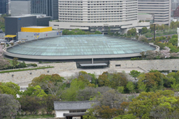 関西フランクリン・グラハム・フェスティバルの会場となる大阪城ホール（大阪市中央区）