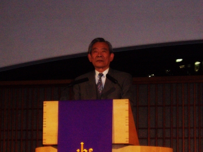 東京イースターの集い実行委員長の中島秀一牧師
