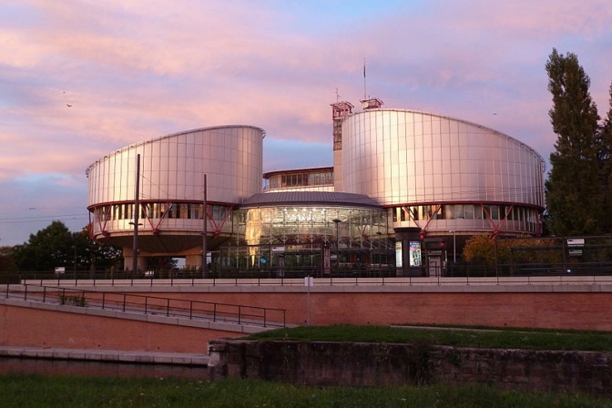  フランス・ストラスブールにある欧州人権裁判所（Alfredovic）
