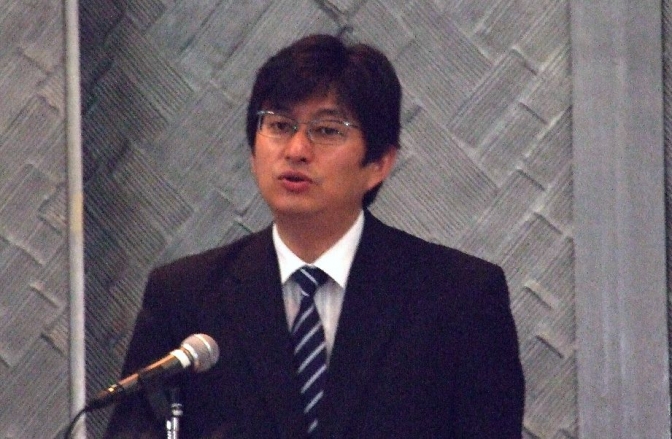 在日大韓基督教会横浜教会牧師の李明忠氏。在日本韓国ＹＭＣＡ（東京都千代田区）で。２０１１年９月１日。