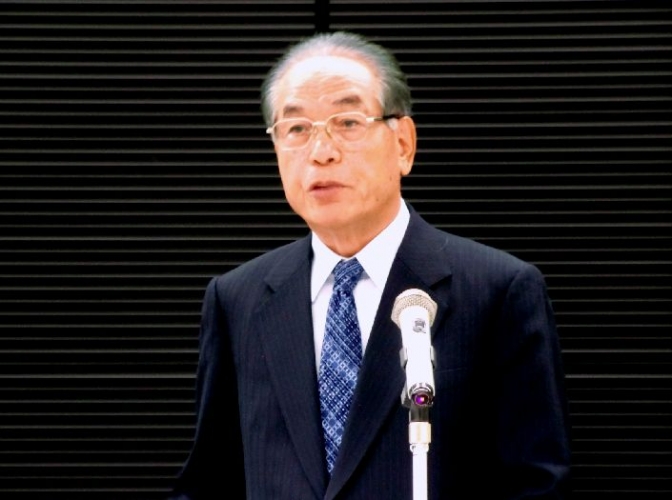 基調講演を行った大竹美喜氏、２０１１年１０月２６日、東京都港区で。
