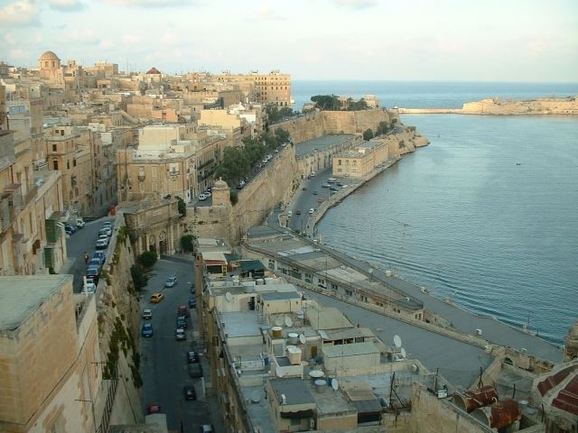 マルタ・首都バレッタ西海岸の風景