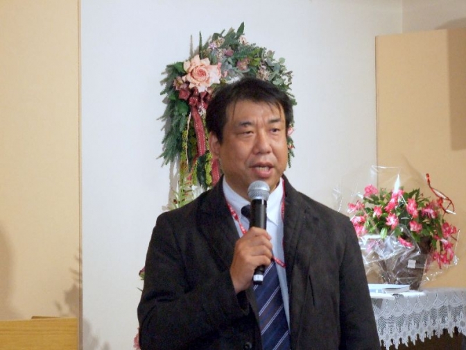 基督聖協団西仙台教会中澤竜生牧師、２０１１年１１月１７日、ＯＣＣ（東京都千代田区）で。