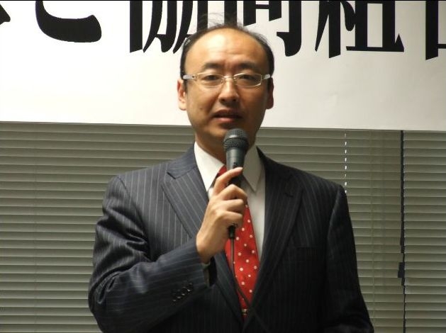 千葉大学大学院教授小林正弥氏、２０１１年１１月２５日、労働金庫会館（東京都千代田区）で。