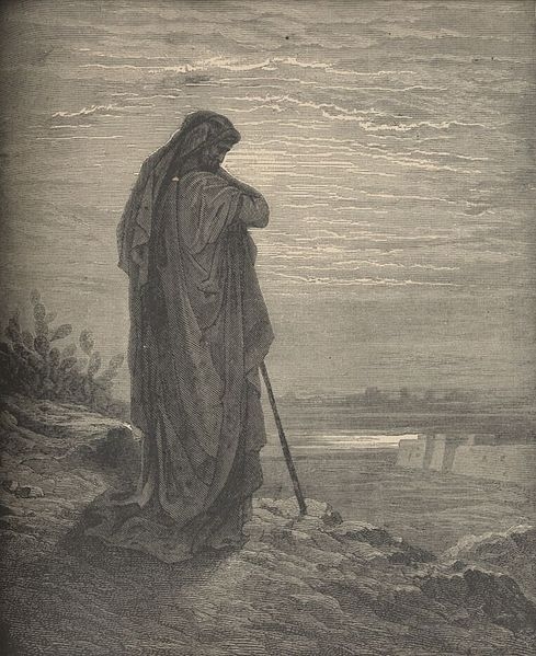 預言者アモス。ギュスターヴ・ドレの解釈による絵画。