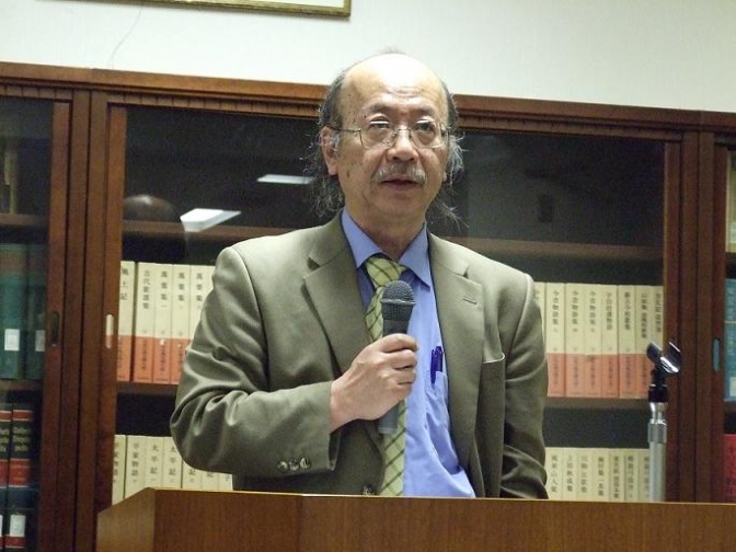 在日韓国人問題研究所所長を務める佐藤信行氏。富坂キリスト教センター（東京都文京区）で。２０１２年４月２７日。