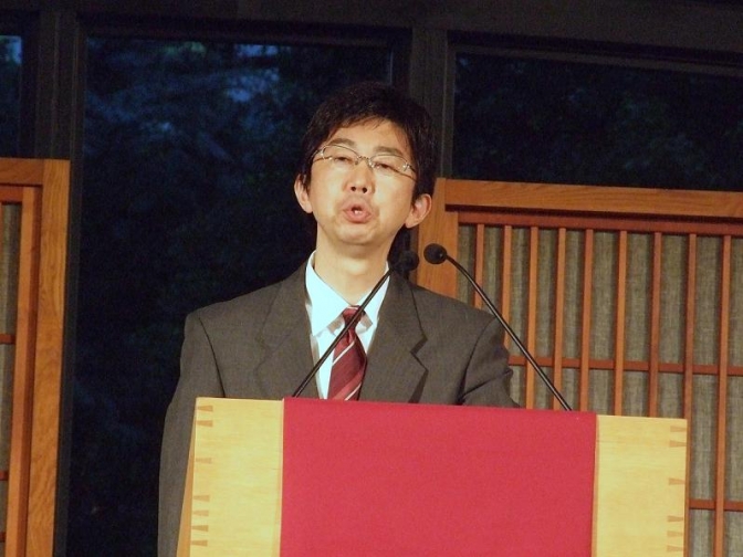 横山聖司氏、２０１２年６月２４日、淀橋教会（東京都新宿区）で。